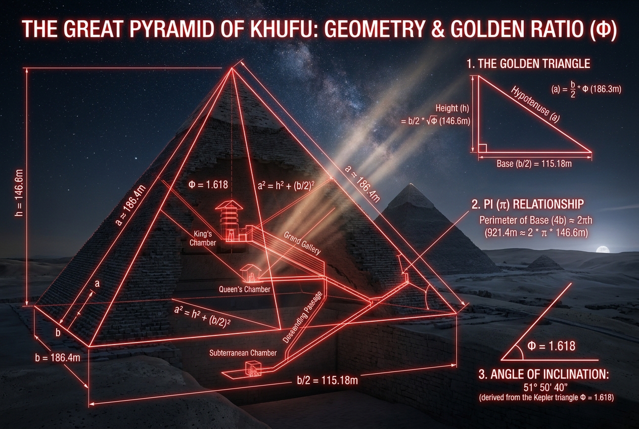 Khufu Design Secrets: Ancient Geometry