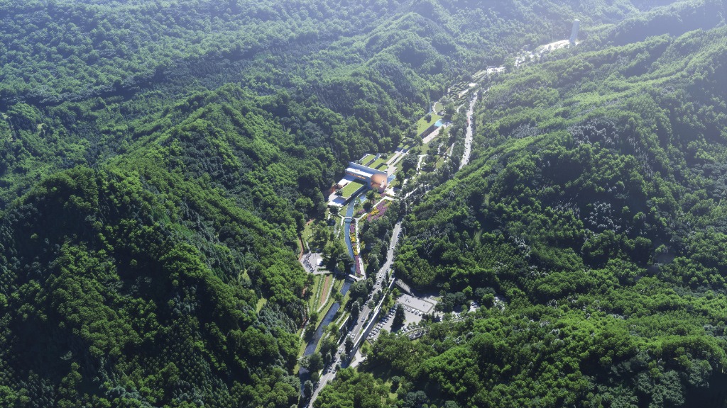 Mountain valley architectural masterplan by CUBE Consultants