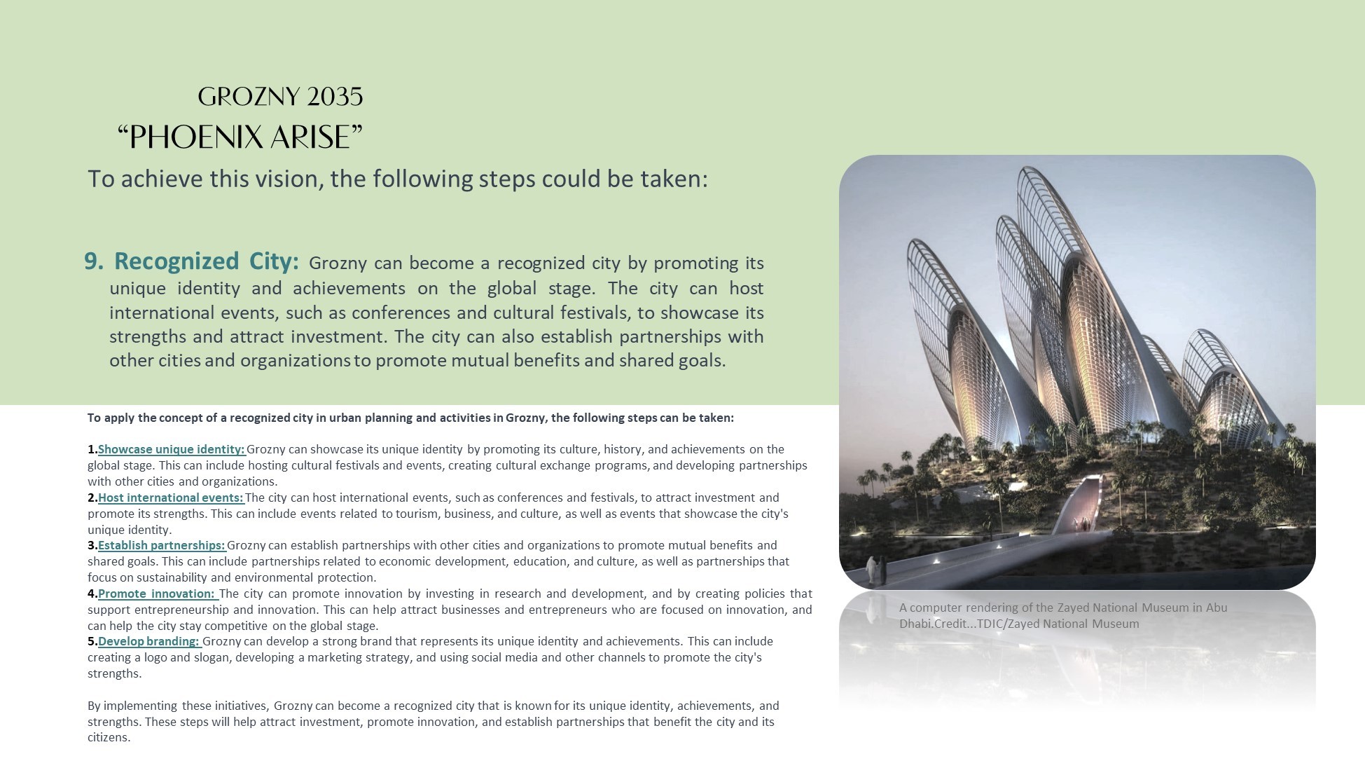 Grozny Competition, Russia - Visual 13