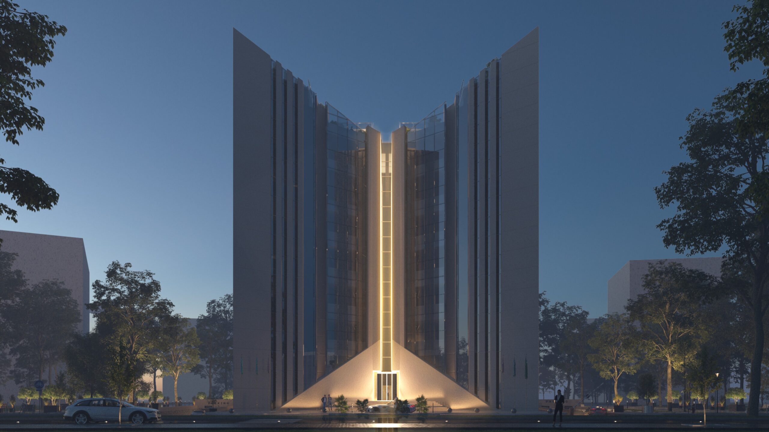 Kemet Tower roofline