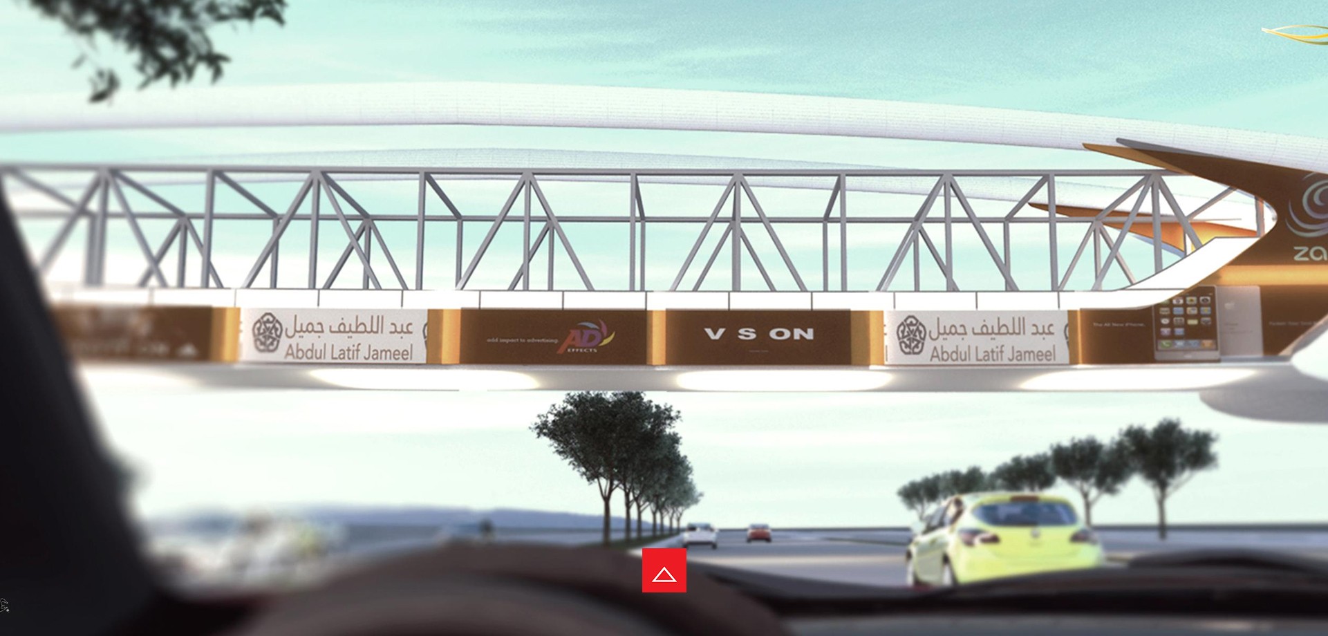 Pedesterian bridges, KSA - Visual 2