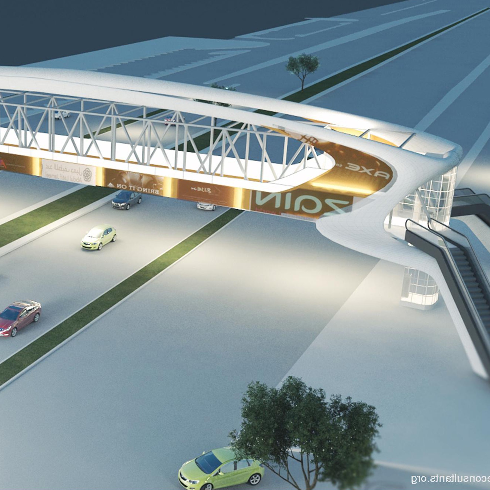 Pedesterian bridges, KSA