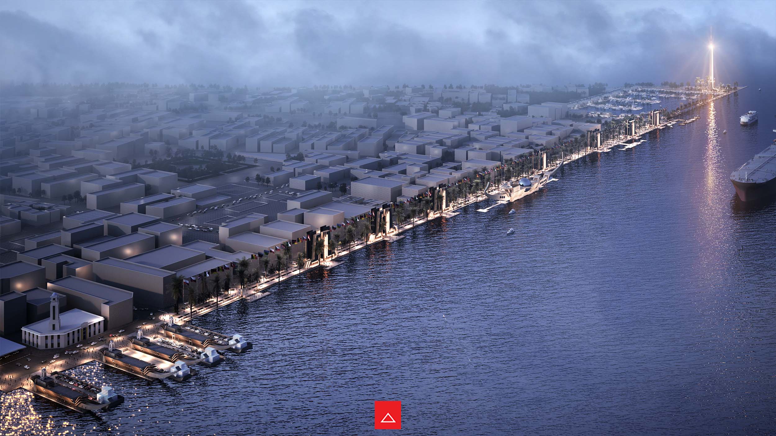 The Entrance of Suez Canal - Visual 1