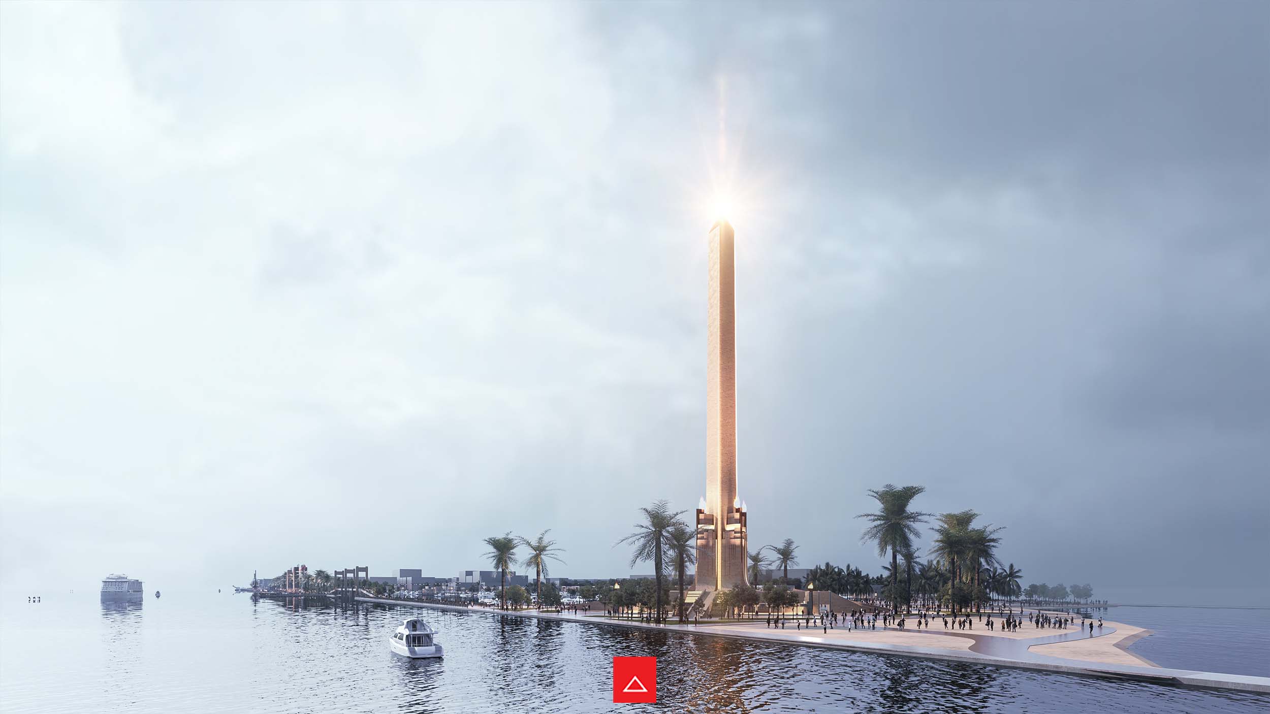 The Entrance of Suez Canal - Visual 2