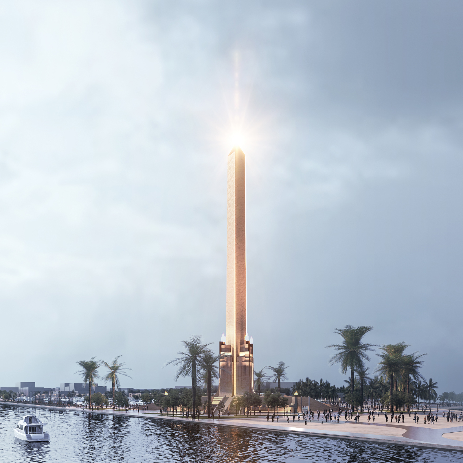 The Entrance of Suez Canal
